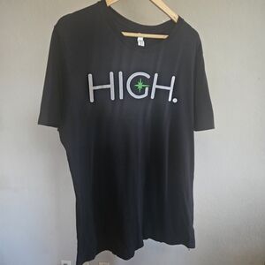 Bella Canvas Black Tee with Green Graphic